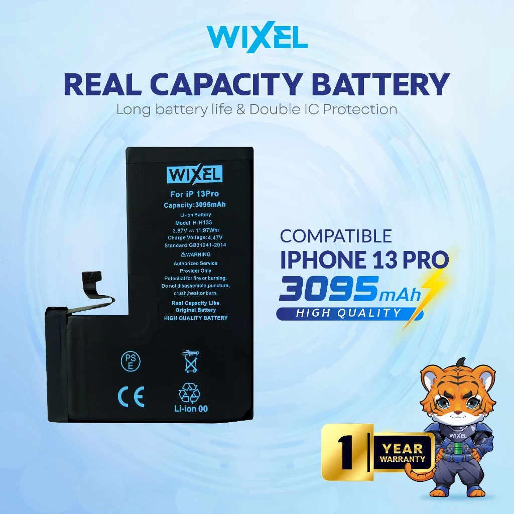 WIXEL Baterai Iphone 13 PRO Batre Batrai Battery Dual Double Power HP Handphone Apple Ip Ori Original